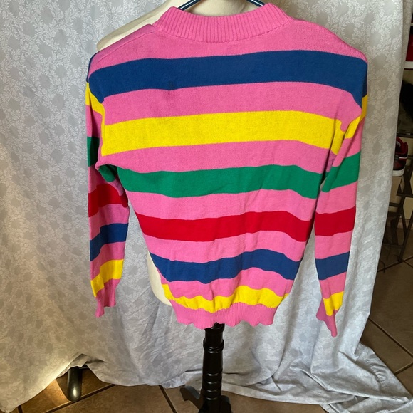 Disney Pink Striped Mickey and Minnie Cardigan - Picture 3 of 3